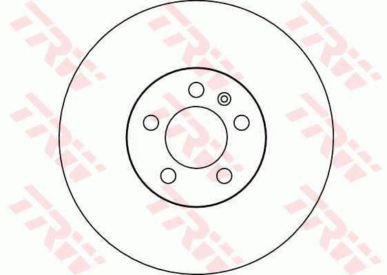 TRW Front vented brake disc – price 158 PLN