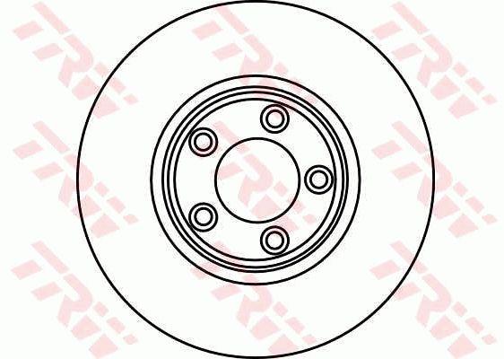 TRW DF4106 Rear vented brake disc DF4106 DF4106 TRW Rear vented brake disc