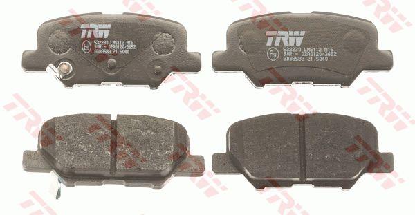 TRW COTEC brake pad set TRW GDB3583