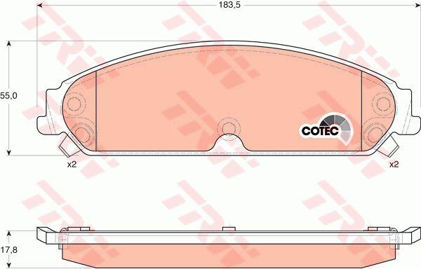 Buy TRW GDB4134 – good price at EXIST.AE!