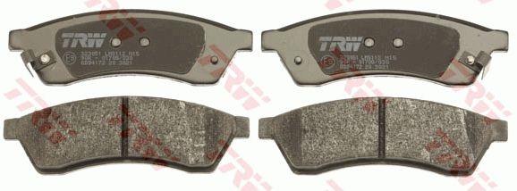 TRW COTEC brake pad set TRW GDB4172