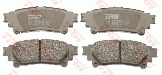 TRW COTEC brake pad set TRW GDB4174