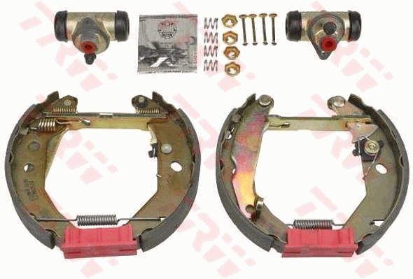 GSK1649 TRW Brake shoes with cylinders, set