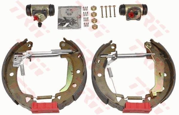 TRW GSK1702 Brake shoes with cylinders, set GSK1702