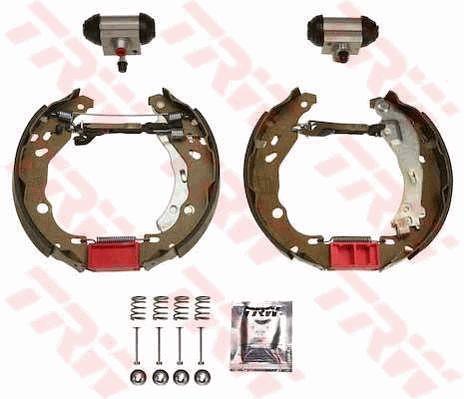 GSK1752 TRW Brake shoes with cylinders, set