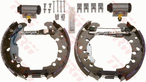 GSK1758 TRW Brake shoes with cylinders, set