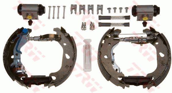 GSK1762 TRW Brake shoes with cylinders, set