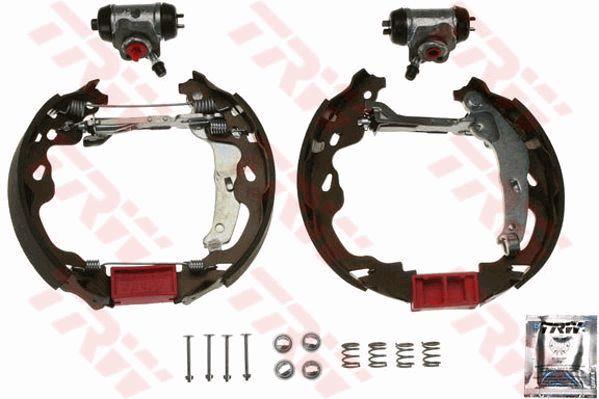 GSK1911 TRW Brake shoes with cylinders, set