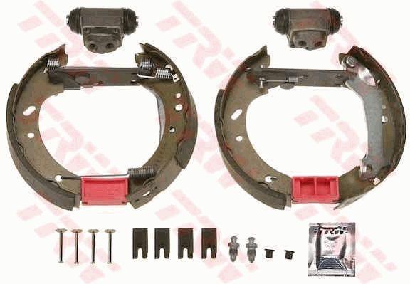 GSK2631 TRW Brake shoes with cylinders, set