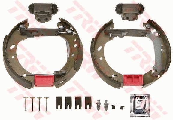 TRW GSK2631 Brake shoes with cylinders, set GSK2631