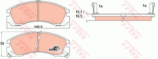 Buy TRW GDB1126 at a low price in United Arab Emirates!