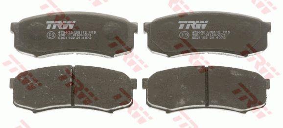 TRW COTEC disc brake pads, set TRW GDB1182
