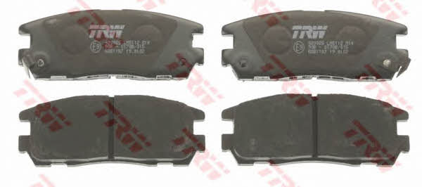 TRW COTEC disc brake pads, set TRW GDB1187