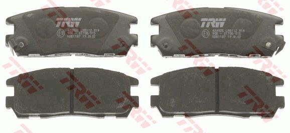 TRW GDB1187 TRW COTEC disc brake pads, set GDB1187