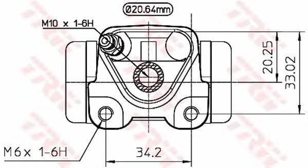 TRW BWF272 Wheel Brake Cylinder BWF272