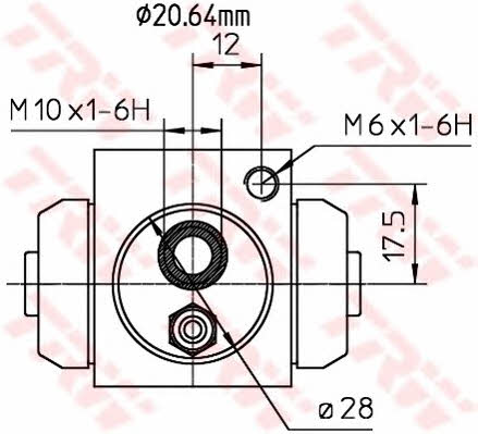 TRW BWF309 Wheel Brake Cylinder BWF309