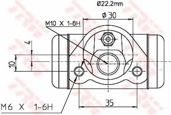 TRW BWH139 Wheel Brake Cylinder BWH139