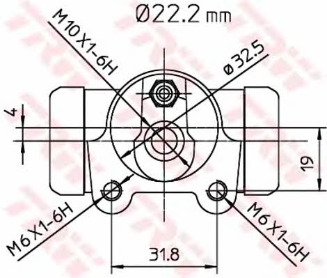 TRW BWH167 Wheel Brake Cylinder BWH167