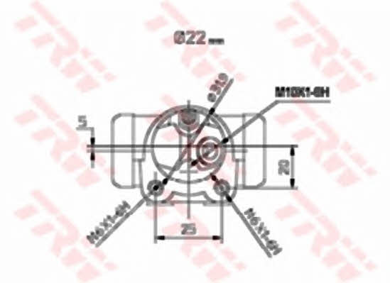 Wheel Brake Cylinder TRW BWH173