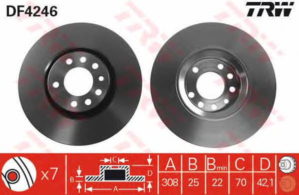Buy TRW DF4246 – good price at EXIST.AE!