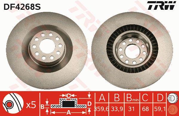Buy TRW DF4268S – good price at EXIST.AE!