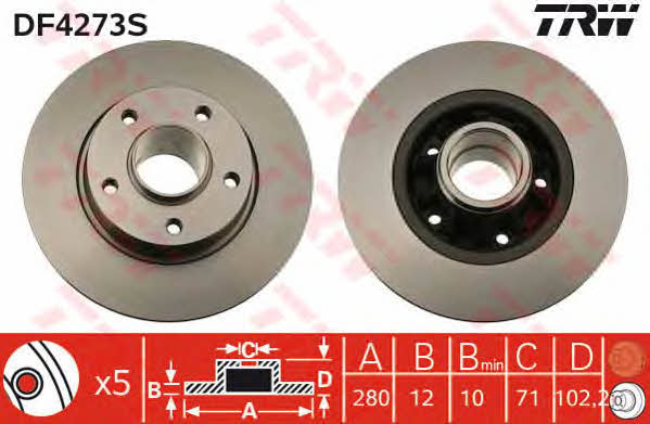 Buy TRW DF4273S – good price at EXIST.AE!