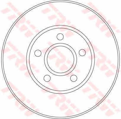 TRW DF4277 Front brake disc ventilated DF4277