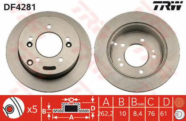Buy TRW DF4281 – good price at EXIST.AE!