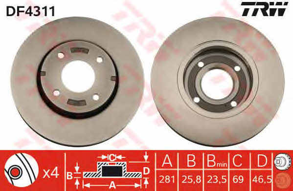 Buy TRW DF4311 at a low price in United Arab Emirates!