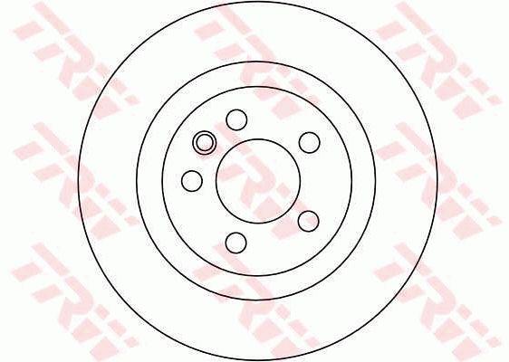 Front vented brake disc TRW DF4343S