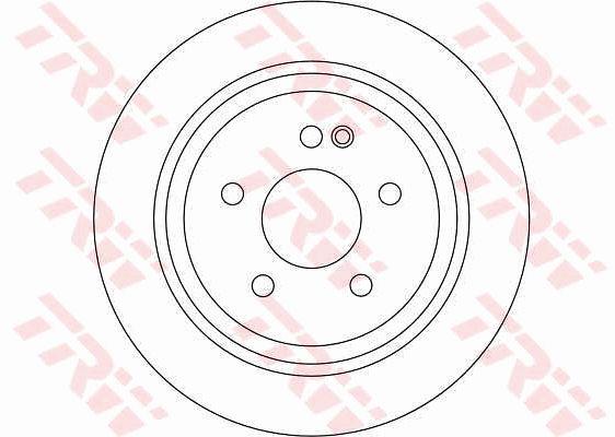 Rear solid brake disc TRW DF4356