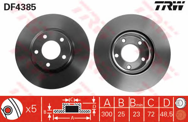 Buy TRW DF4385 – good price at EXIST.AE!