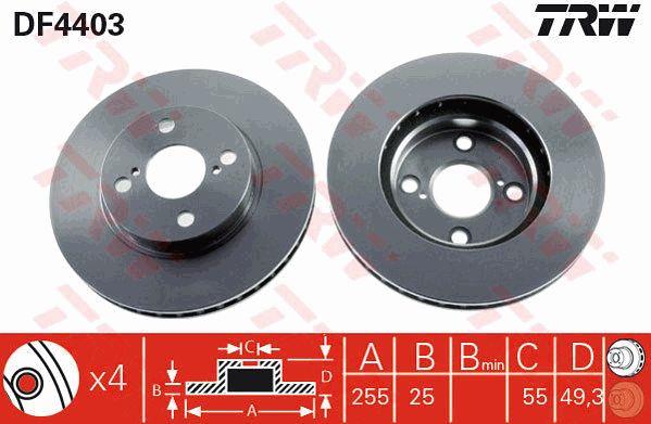 Buy TRW DF4403 – good price at EXIST.AE!