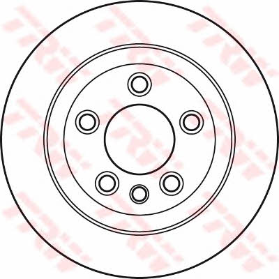 TRW Rear ventilated brake disc – price 232 PLN