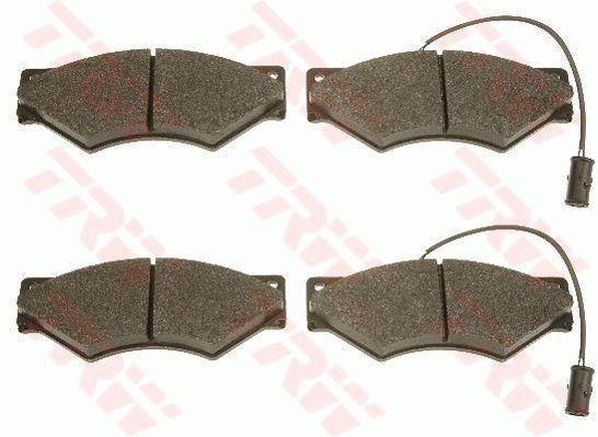 Brake pad Iveco: GDB5062 TRW TRW COTEC brake pad set