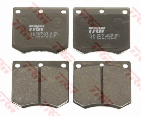 TRW GDB660 TRW COTEC disc brake pads, set GDB660