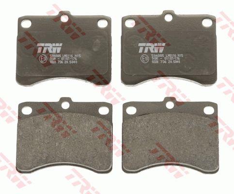 TRW GDB736 TRW COTEC disc brake pads, set GDB736