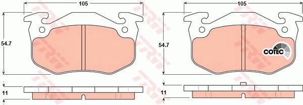 Buy TRW GDB1305 – good price at EXIST.AE!