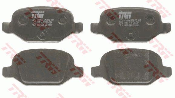 TRW GDB1384 TRW COTEC disc brake pads, set GDB1384