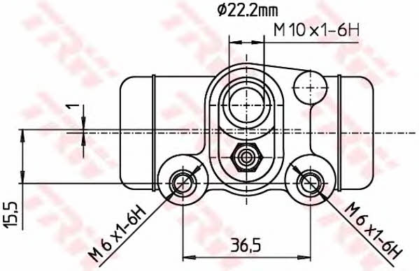 Wheel Brake Cylinder TRW BWH300