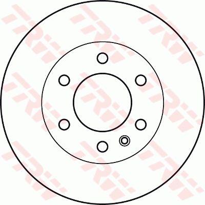 Front vented brake disc TRW DF4822S