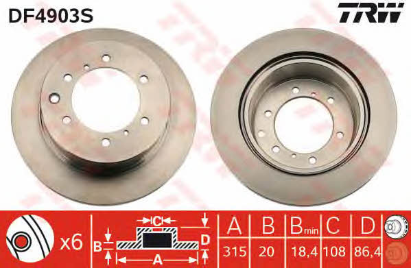 Buy TRW DF4903S – good price at EXIST.AE!