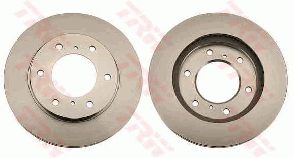 TRW Front brake disc ventilated – price 159 PLN