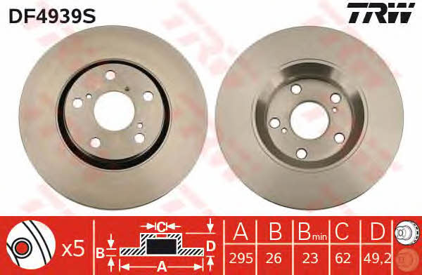 Buy TRW DF4939S – good price at EXIST.AE!