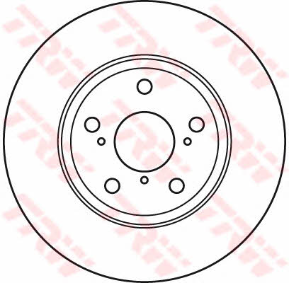Front vented brake disc TRW DF4939S