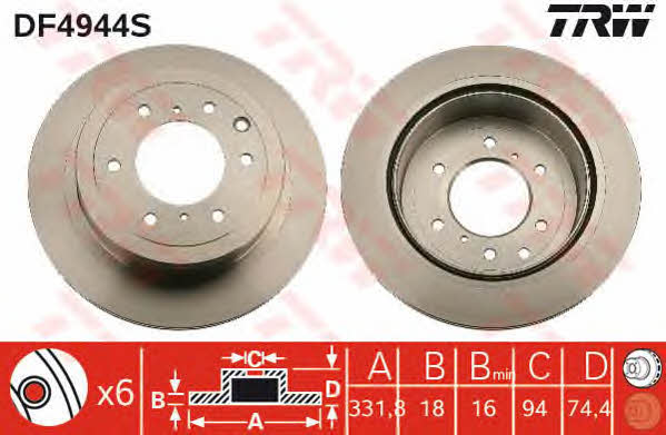 Buy TRW DF4944S – good price at EXIST.AE!