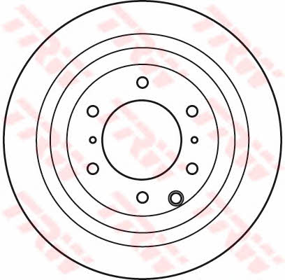 Rear vented brake disc TRW DF4944S