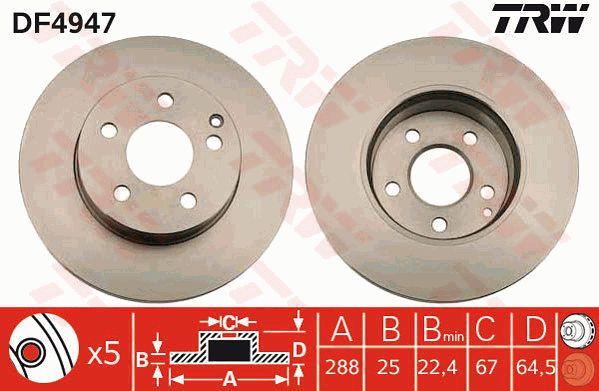 Buy TRW DF4947 – good price at EXIST.AE!