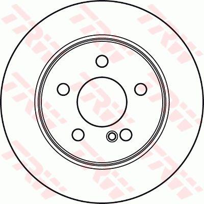 Rear solid brake disc TRW DF4948