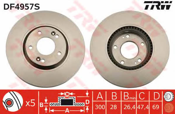 Buy TRW DF4957S – good price at EXIST.AE!